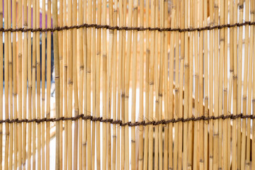 Handicraft concept. Brown colors of straw pattern and texture. Best for art and abstract background.