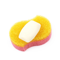 Bath sponge isolated