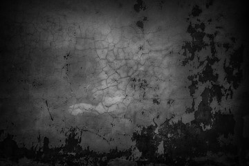 gloomy wall, dark background black cement texture