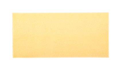 Dried lasagna pasta sheet isolated