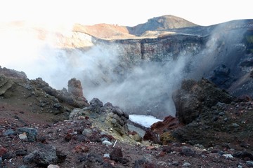 富士山　火口