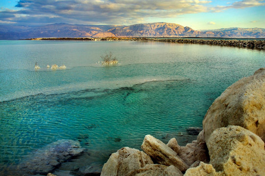Landscape of the dead sea
