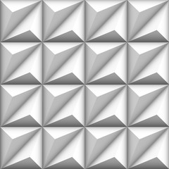 Abstract geometric seamless white background