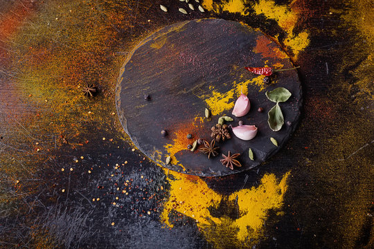 Variety of spices