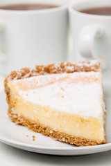 Pie. Sweet cupcake. Bakery products. Celebration. Tasty dessert.