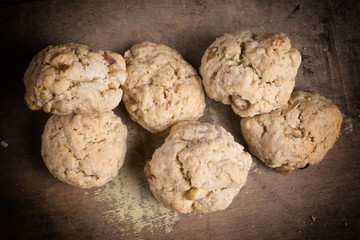 Homemade nut cookies