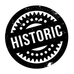 Historic rubber stamp. Grunge design with dust scratches. Effects can be easily removed for a clean, crisp look. Color is easily changed.