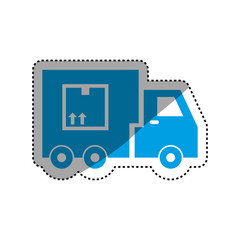 Delivery and logistics icon vector illustration graphic design