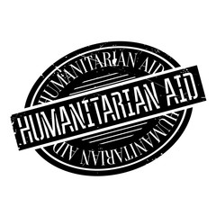 Humanitarian Aid rubber stamp. Grunge design with dust scratches. Effects can be easily removed for a clean, crisp look. Color is easily changed.