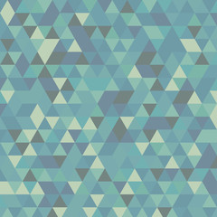 Multicolor cyan geometric triangular illustration graphic background. Vector design