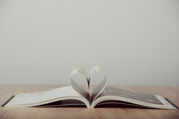 Books On Wooden Desk.