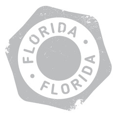 Florida stamp. Grunge design with dust scratches. Effects can be easily removed for a clean, crisp look. Color is easily changed.