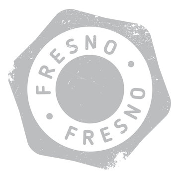 Fresno stamp. Grunge design with dust scratches. Effects can be easily removed for a clean, crisp look. Color is easily changed.