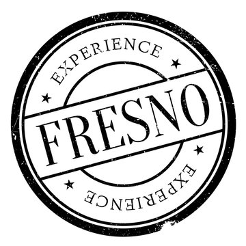 Fresno stamp. Grunge design with dust scratches. Effects can be easily removed for a clean, crisp look. Color is easily changed.