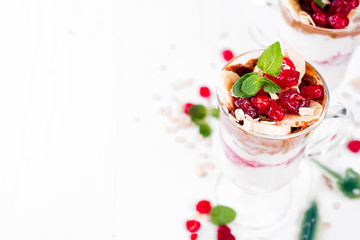dessert in a glass