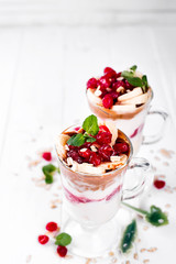 dessert in a glass