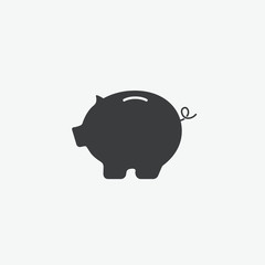 Piggy Bank, Money Box Icon