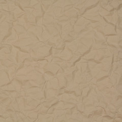 abstract background of crumpled kraft paper