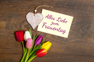 Tulpen zum Frauentag
