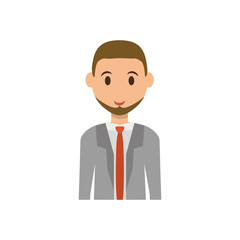 Man cartoon isolated icon vector illustration graphic design