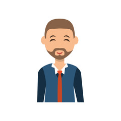 Man cartoon isolated icon vector illustration graphic design