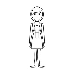 Woman cartoon isolated icon vector illustration graphic design