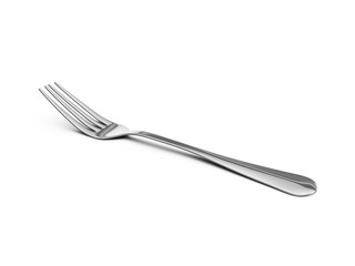 Fork on white
