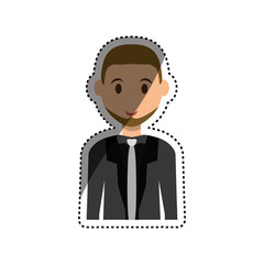 Man cartoon isolated icon vector illustration graphic design