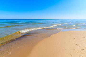 View of beach in Jastrzebia Gora, Baltic Sea, Poland
