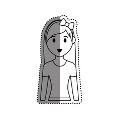 Woman cartoon isolated icon vector illustration graphic design