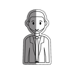 Man cartoon isolated icon vector illustration graphic design