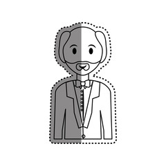 Man cartoon isolated icon vector illustration graphic design