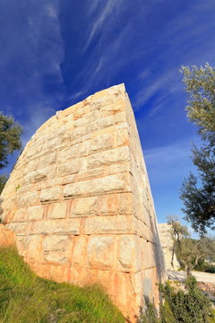 Hellenistic theater-south west corner facing the sea. Kas-Lycia-Turkey. 1123