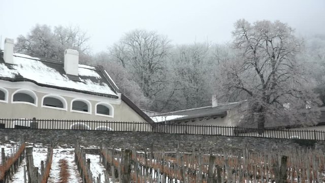 Roza Szegedy's house (Badacsony) in January 2017, Hungary