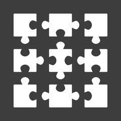Vector jigsaw puzzle.