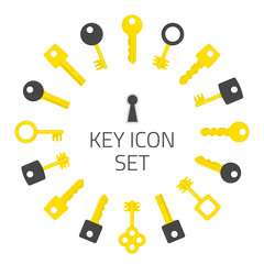 Key icon set.