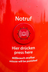 Notruf Knopf 