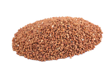 Buckwheat isolated on white