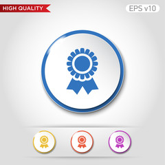 Award icon. Button with award icon. Modern vector.