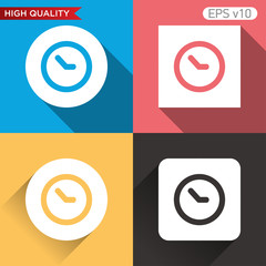 Timer icon. Button with timer icon. Modern vector.