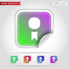 Award icon. Button with award icon. Modern vector.