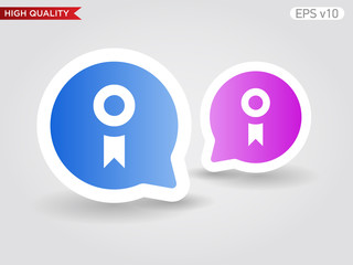 Award icon. Button with award icon. Modern vector.