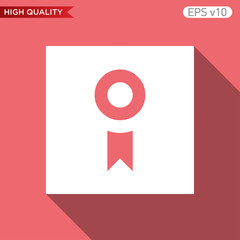 Award icon. Button with award icon. Modern vector.