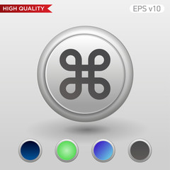 Logo icon. Button with logo icon. Modern vector.