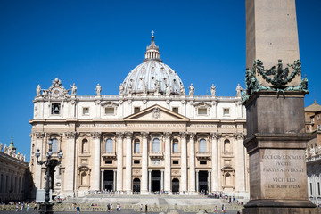 Obraz premium View of St. Peter's Basilica