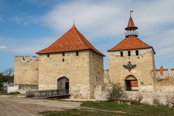 Fototapeta premium Medieval castle ruins in Bender, Transnistria, Moldova