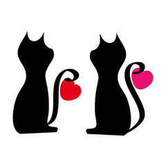 Ctas with heart on white background