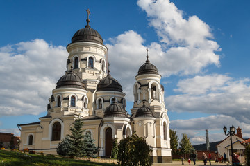 Fototapeta na wymiar Cathedral of Capriana monastery, Moldova