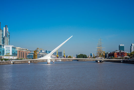 Puerto Madero district in Buenos Aires, Argentina.