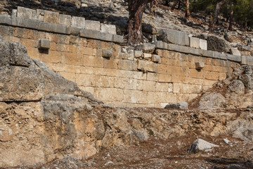 Ruins of the ancient Lycian city Arycanda, Turkey